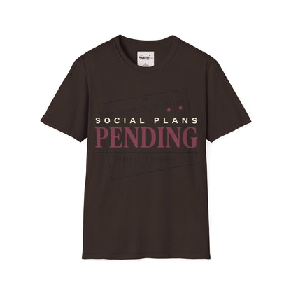 Social Plans Pending T-shirt